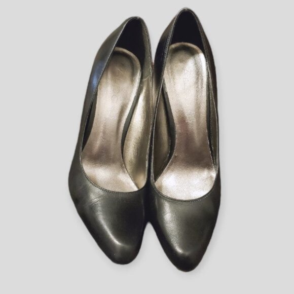 Aldo Genuine Leather Classic Black Stilettos- Euro38 = 7-7.5US​ fit - Picture 16 of 16